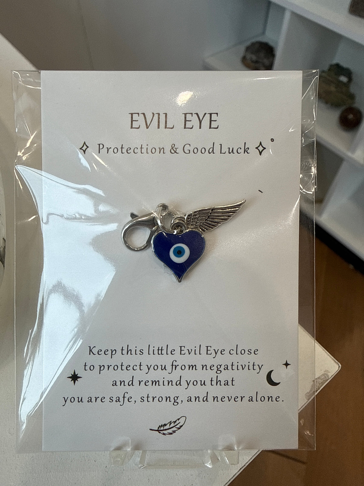 Evil Eye Angel Charm