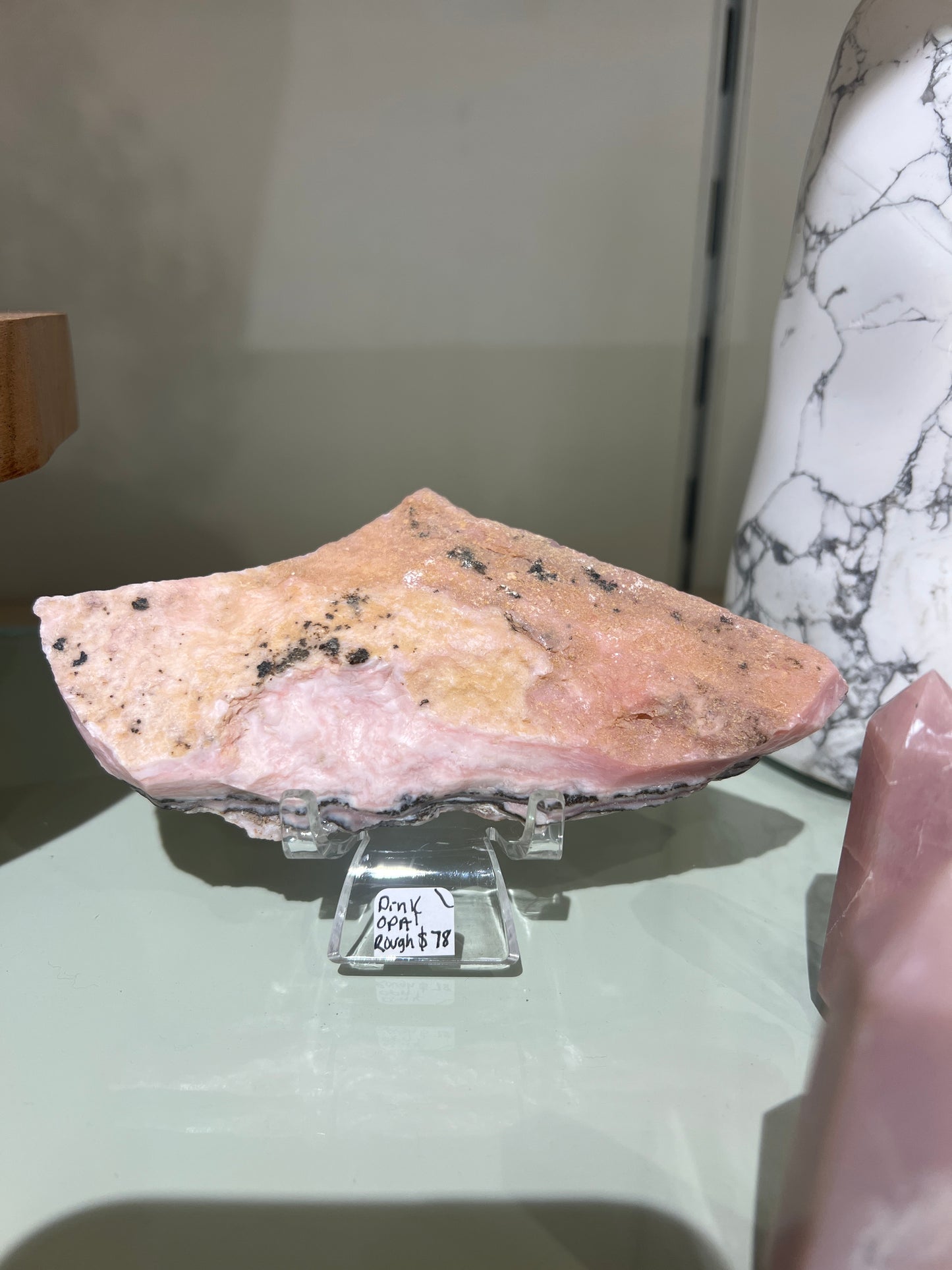 Pink Opal Rough Slab
