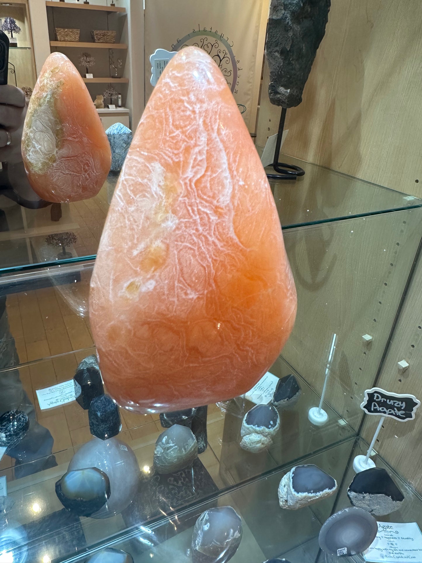 Peach Calcite Free Form