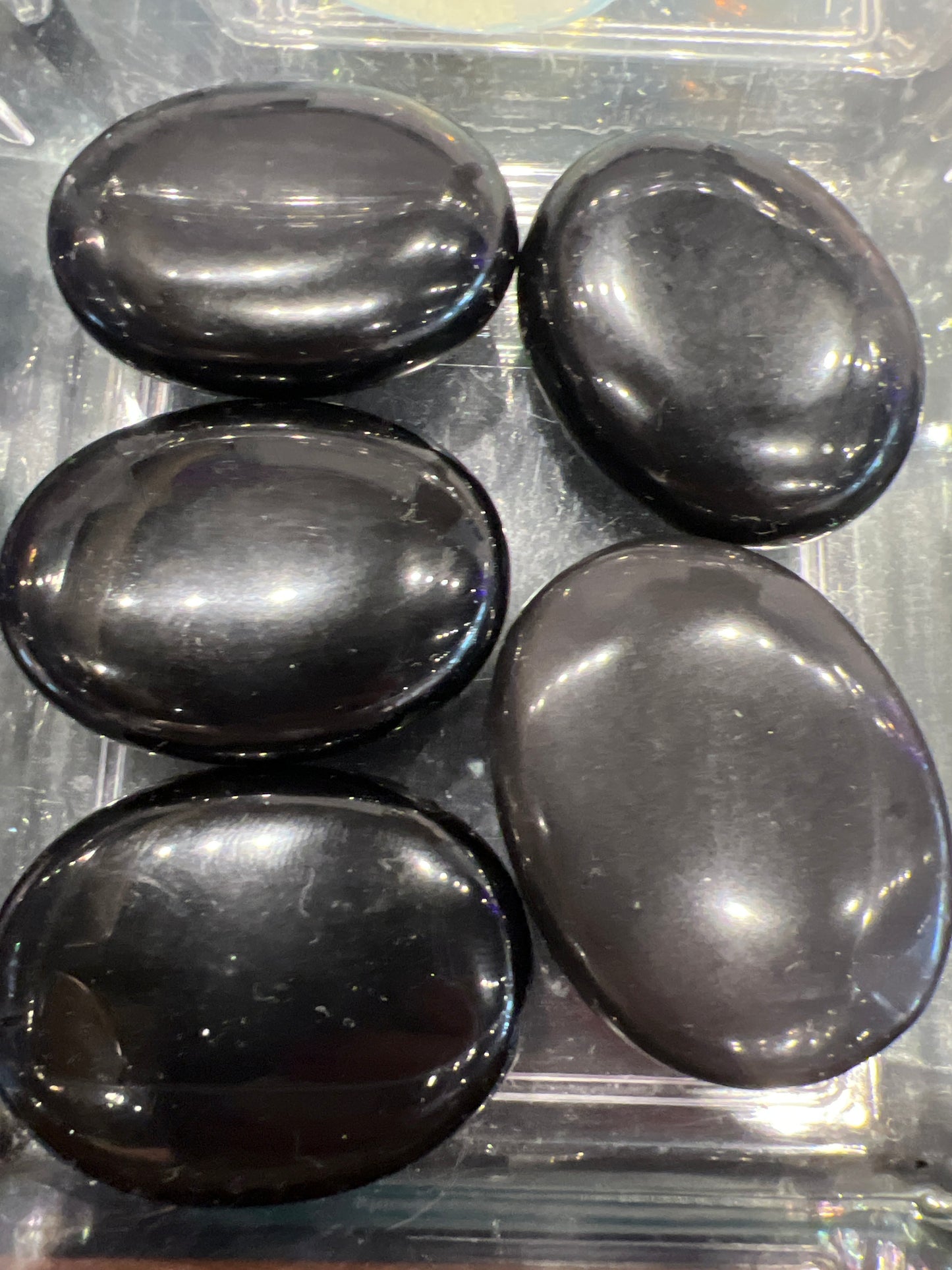 Black Obsidian Palmstone