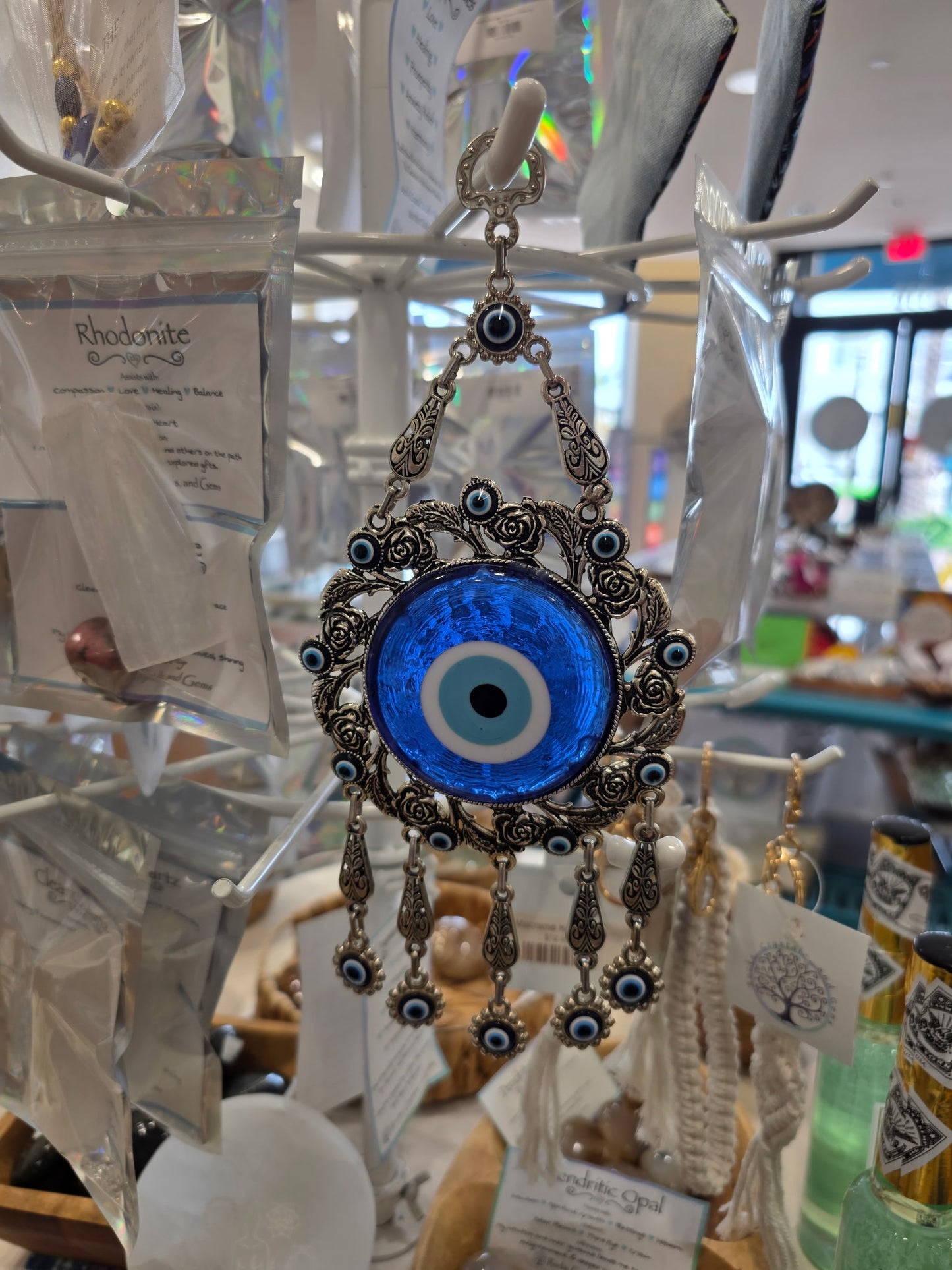 Evil Eye Rose Wall Hanging