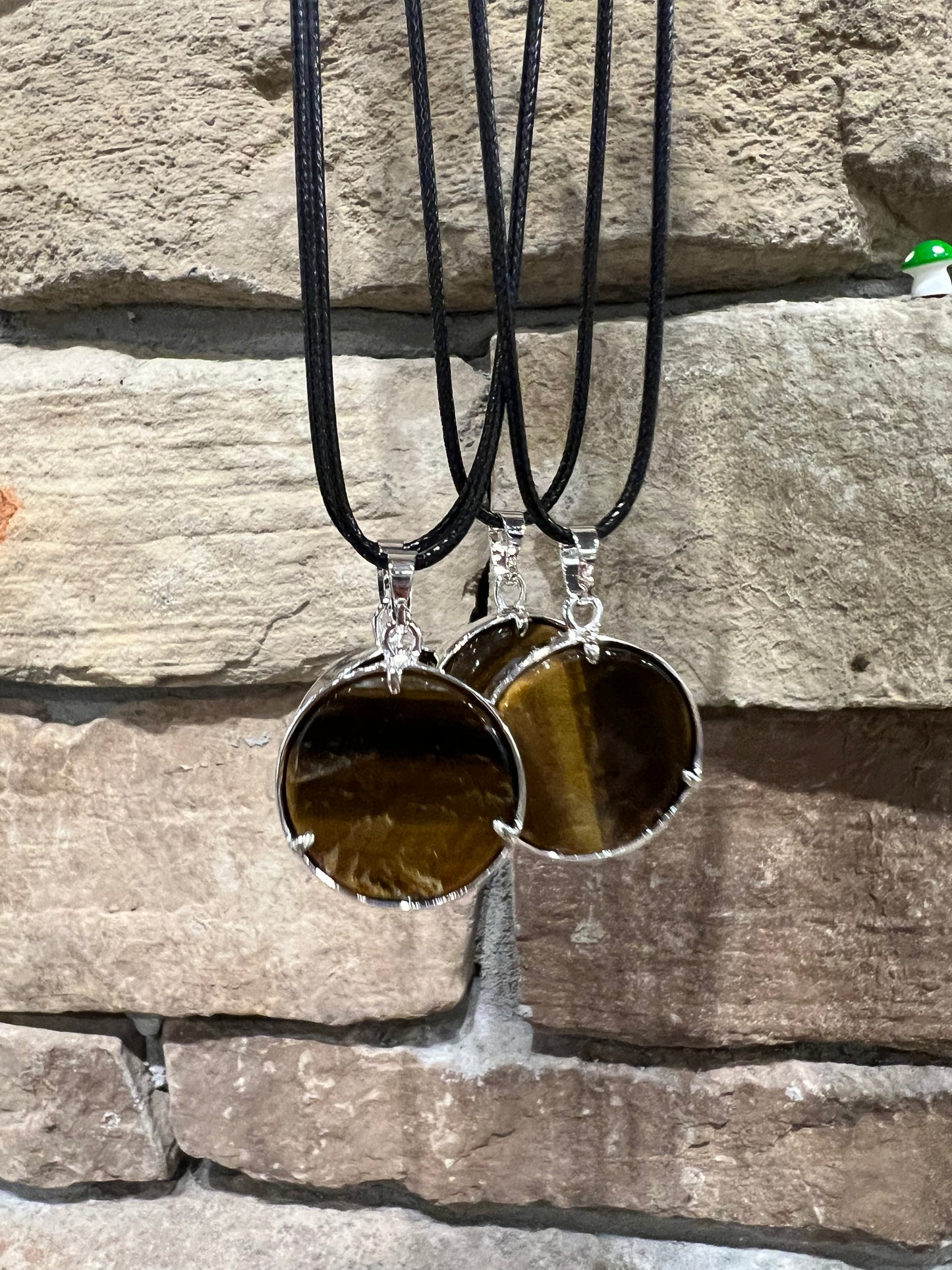 Tigers Eye Tree Of Life Overlay Necklace