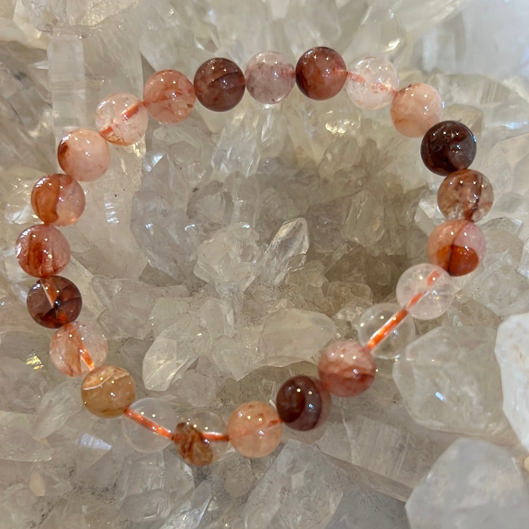 Hematoid Quartz Bracelet