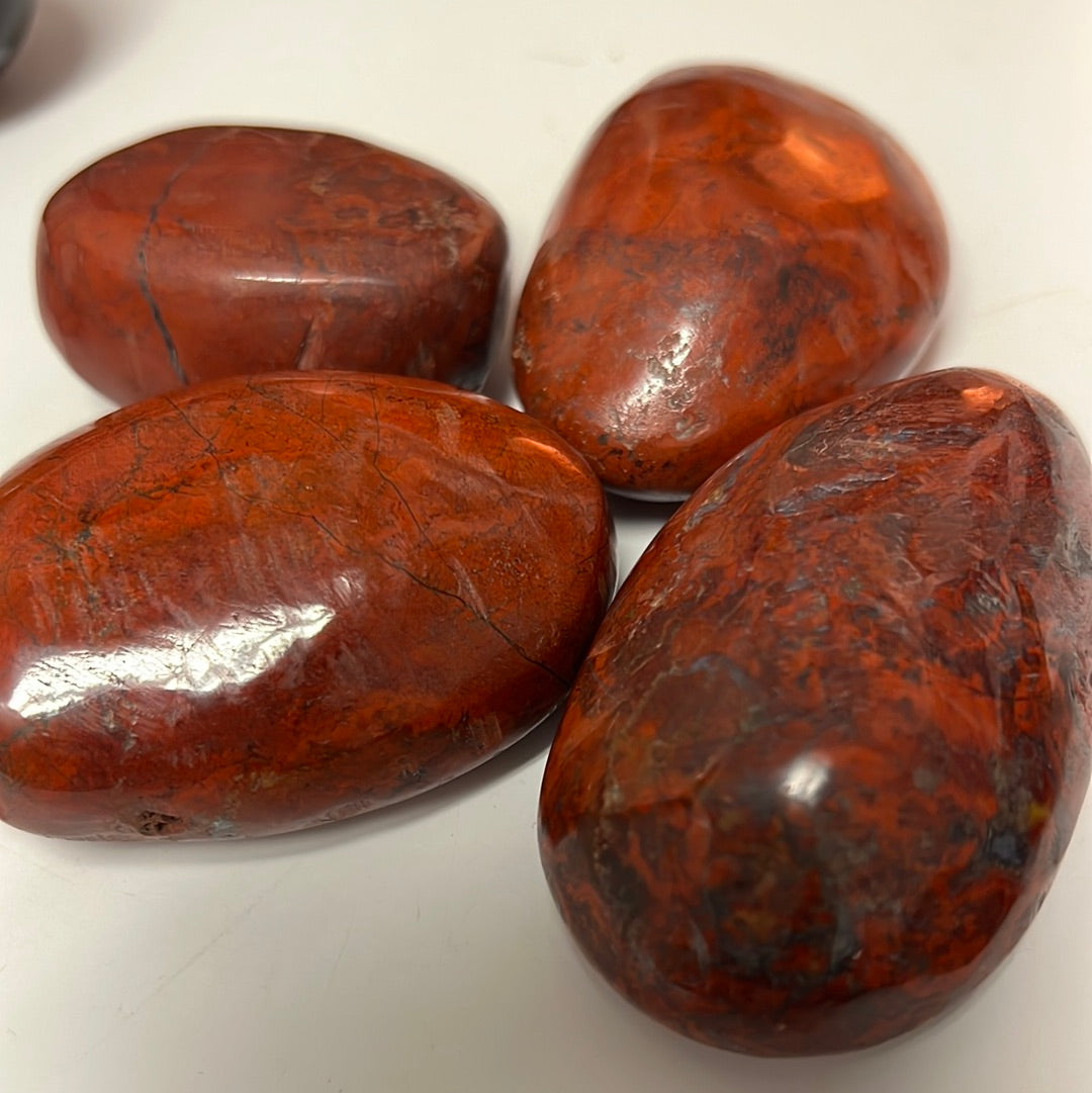 Red Jasper Palm Stone