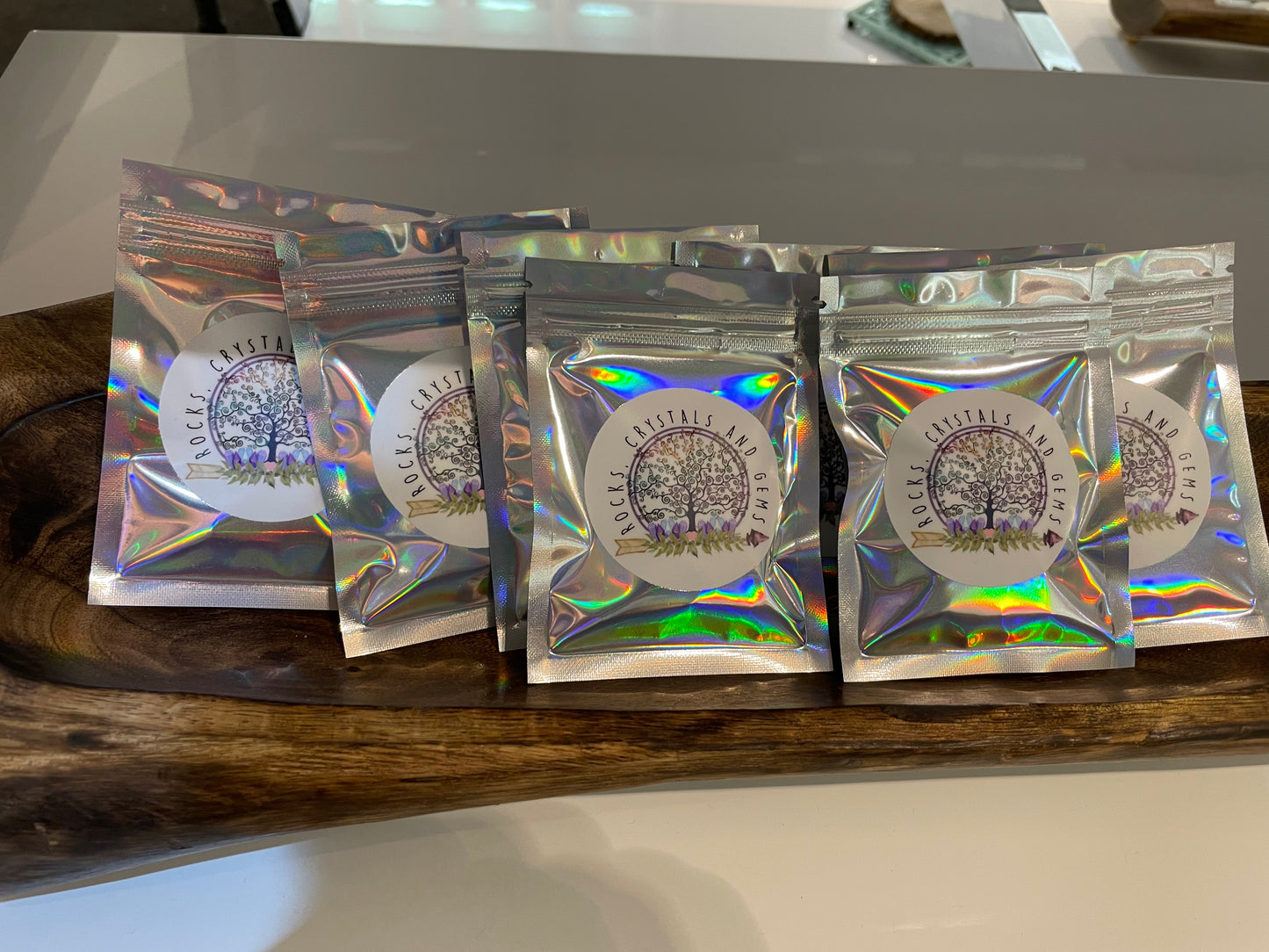 Snowflake Obsidian Pixie Pebble Bag