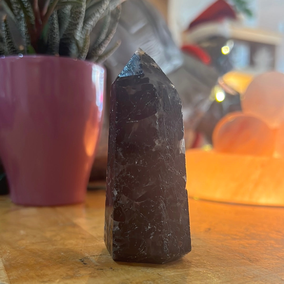 Tourmaline In Quartz Tower