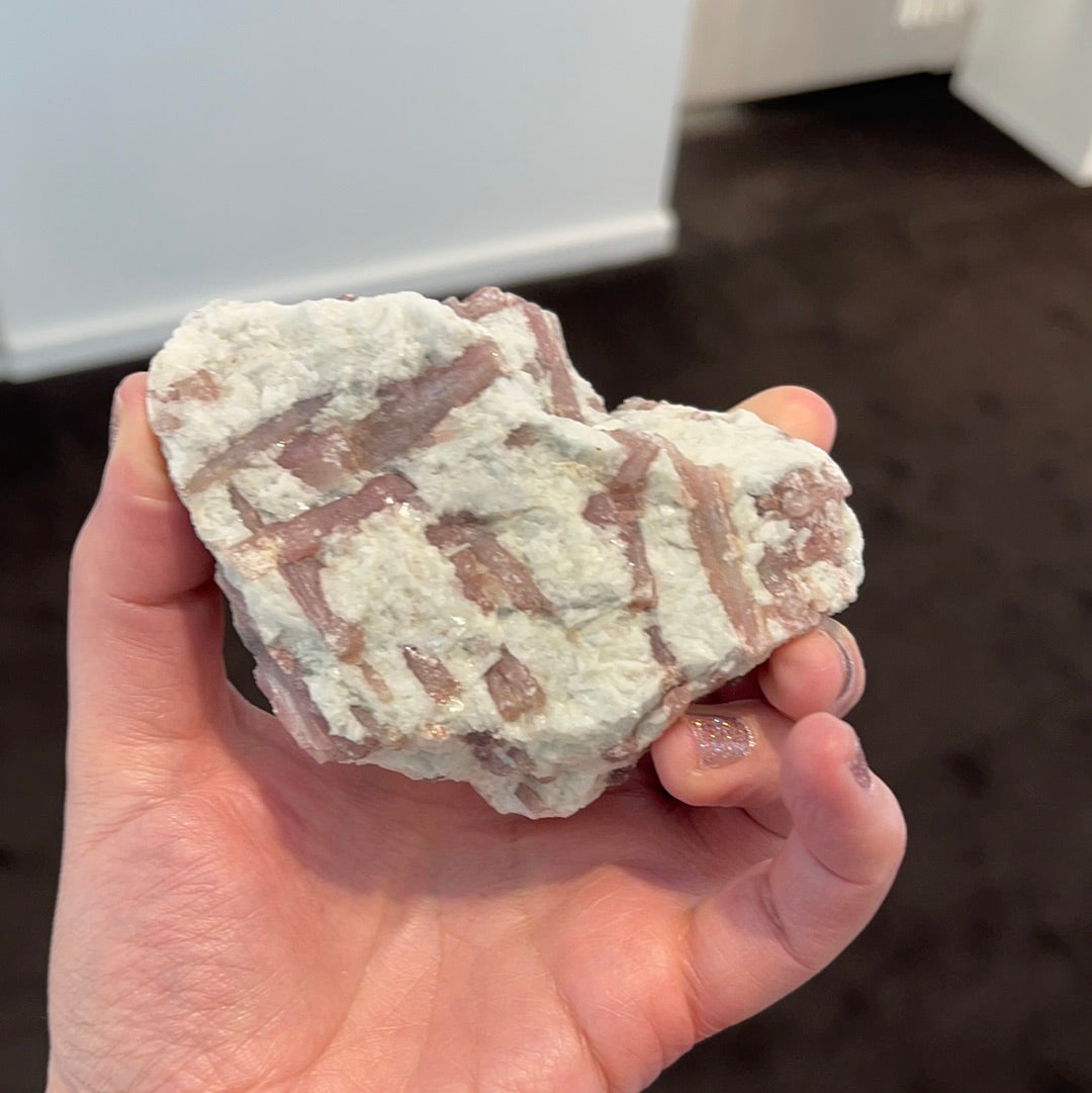 Large Pink Tourmaline Rough