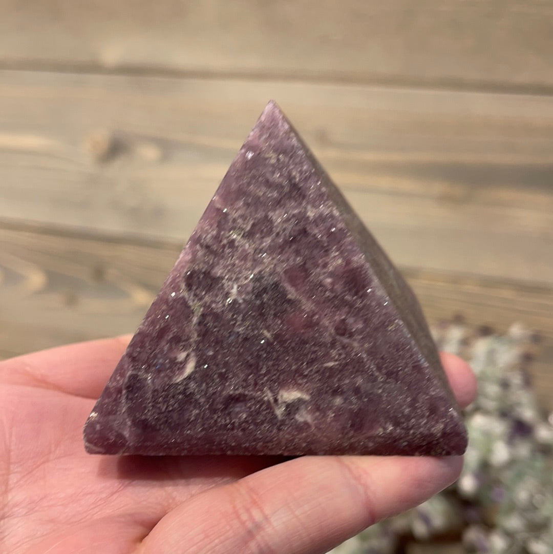 Lepidolite Pyramid