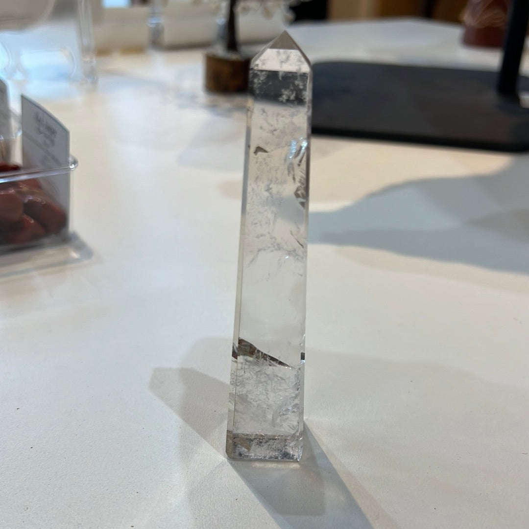 Clear Quartz Obelisk