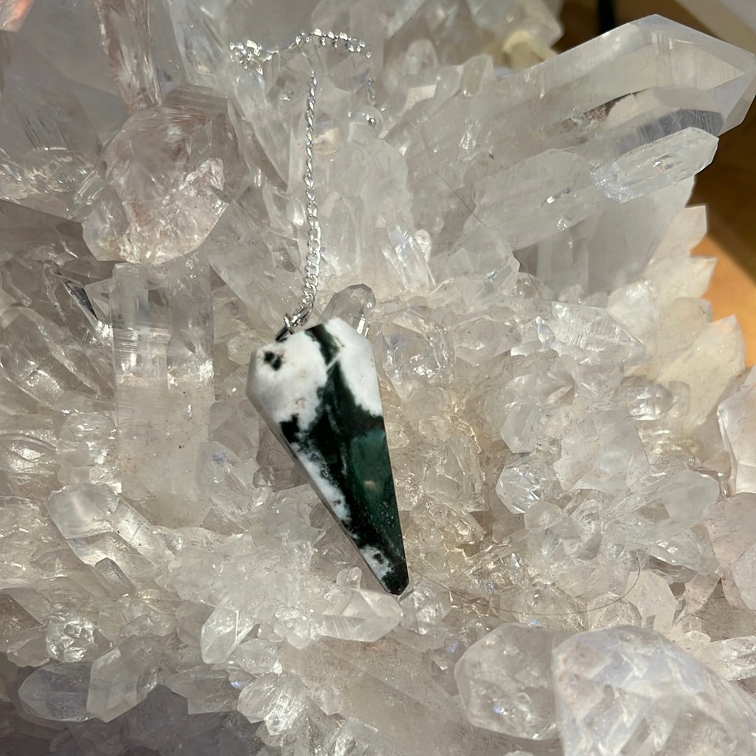 Green Sardonyx Pendulum