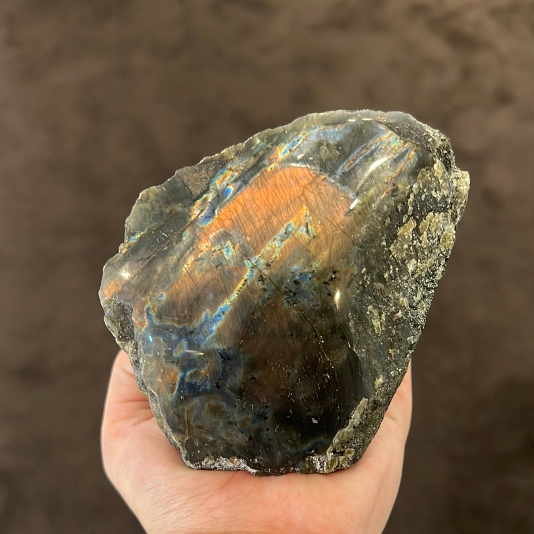 Half Polished Labradorite