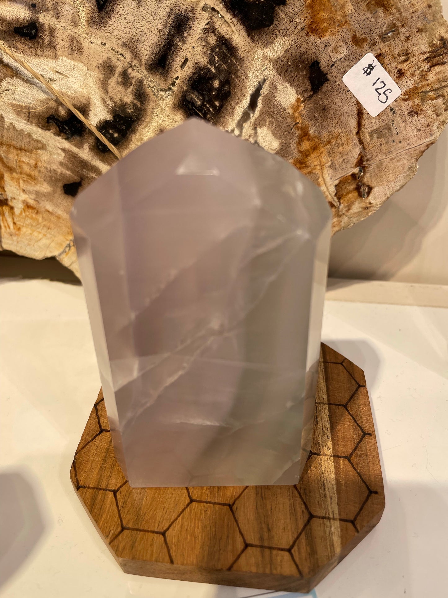 Ytrium Fluorite Tower Large