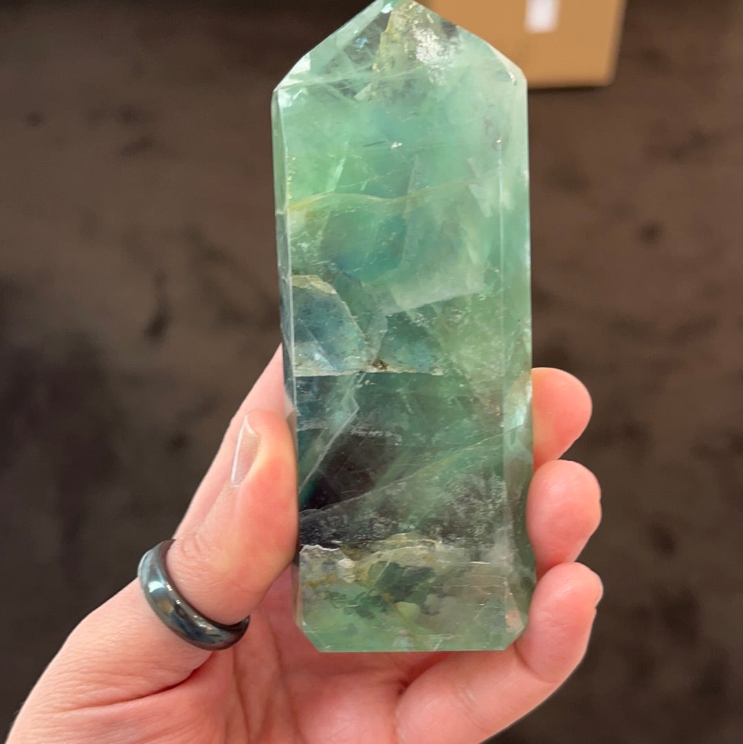 Rainbow Fluorite Tower