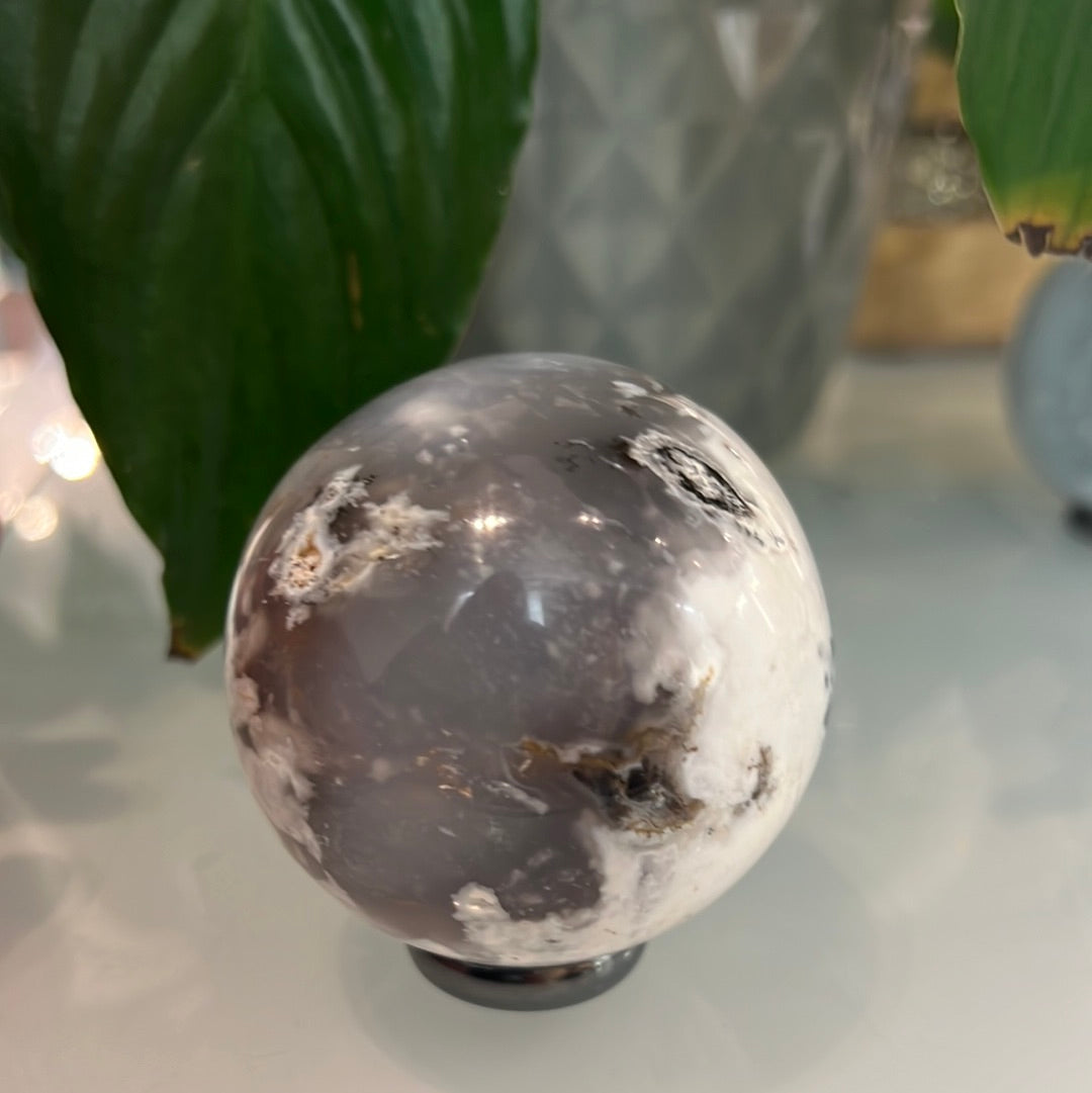 Jasper Chalcedony Sphere