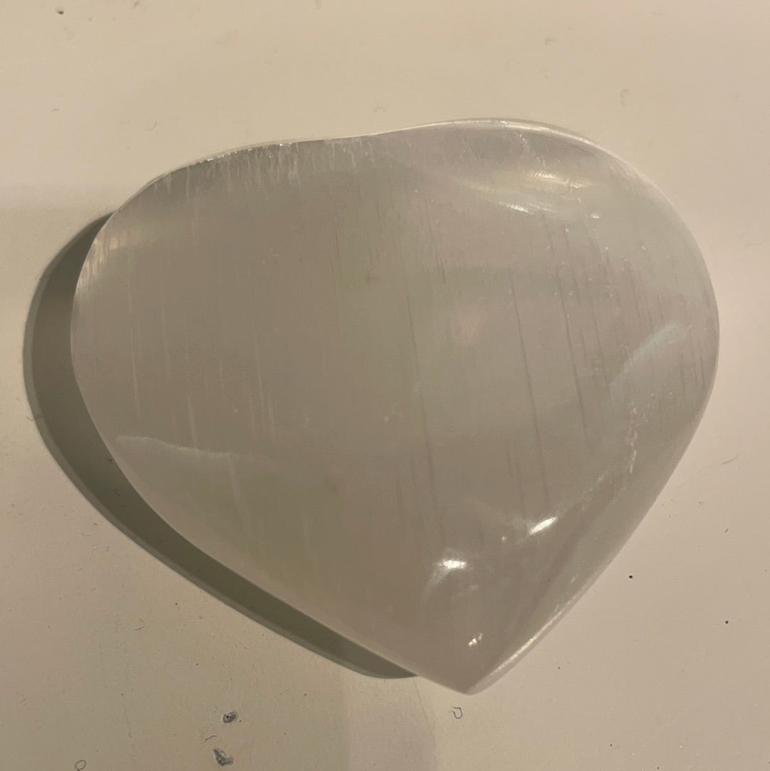Selenite Heart