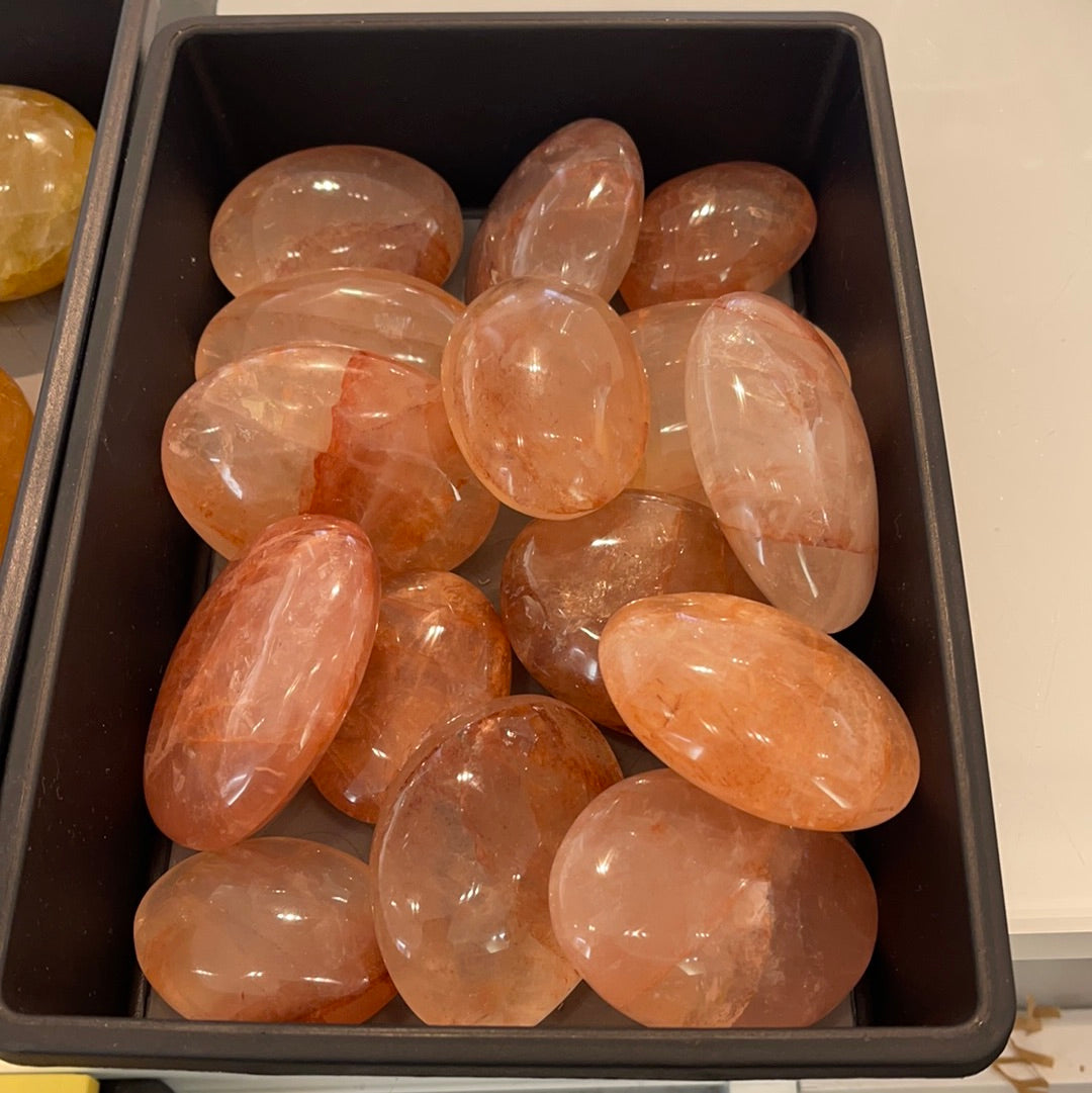 Hematoid Quartz Palmstone