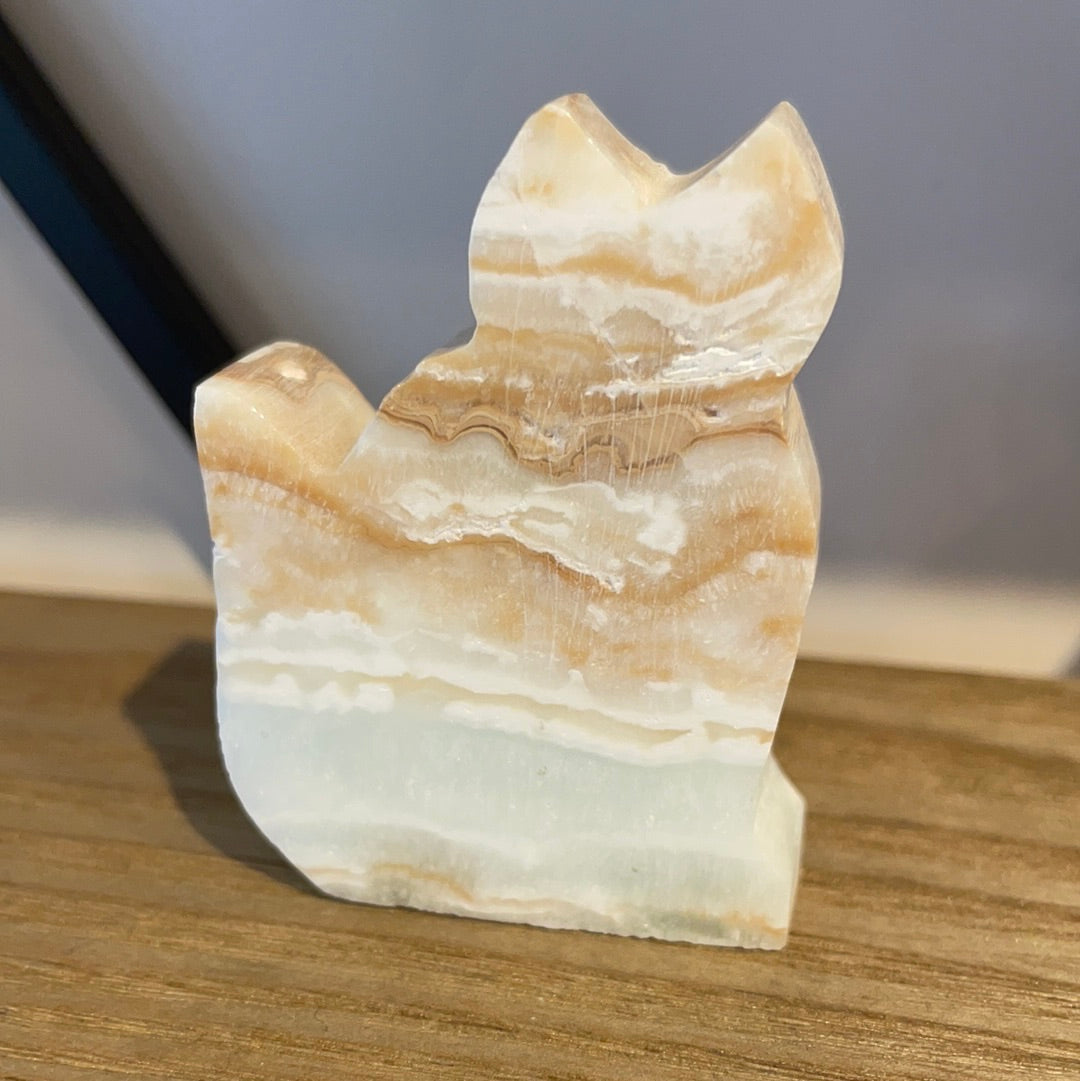 Caribbean Blue Calcite Animal
