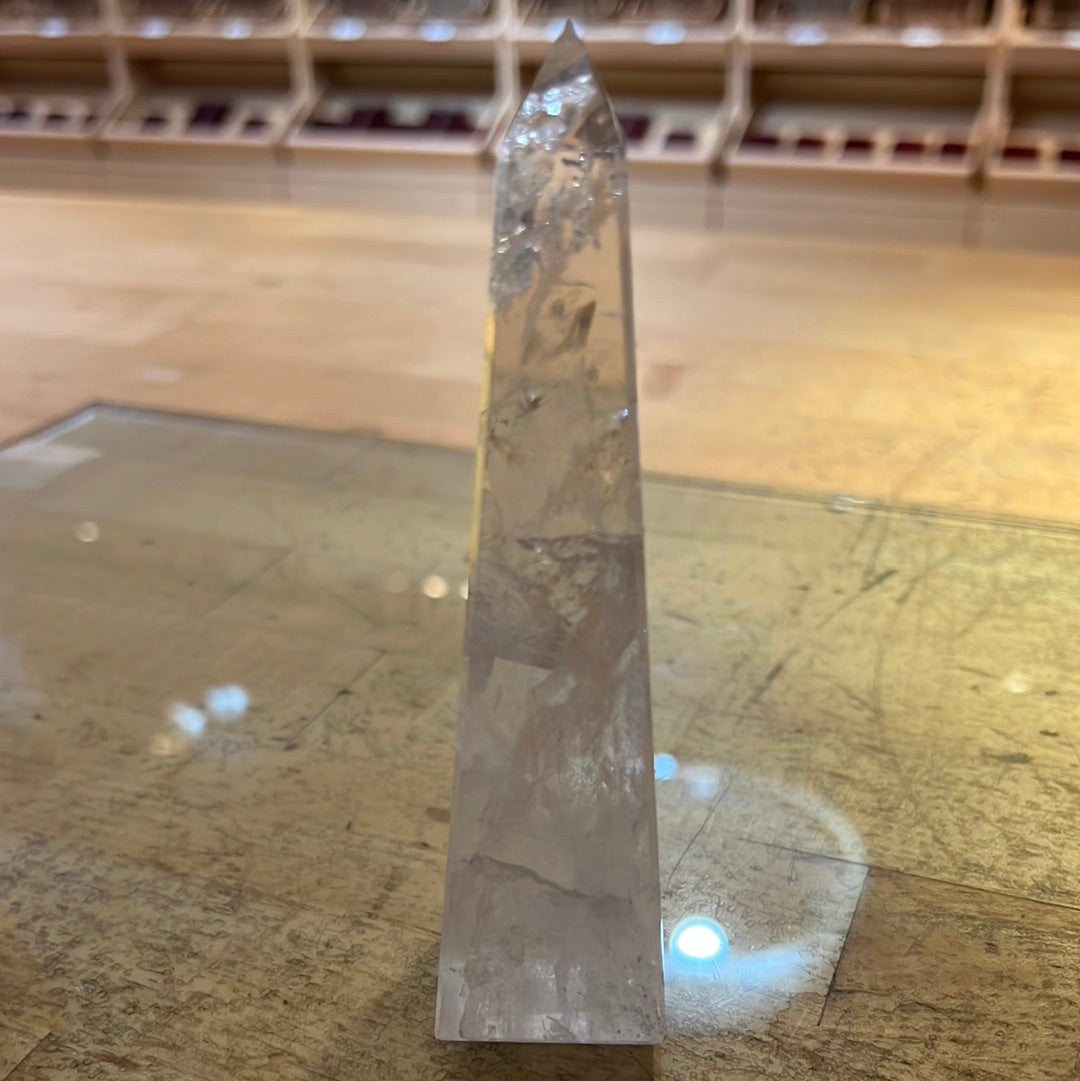 Clear Quartz Obelisk
