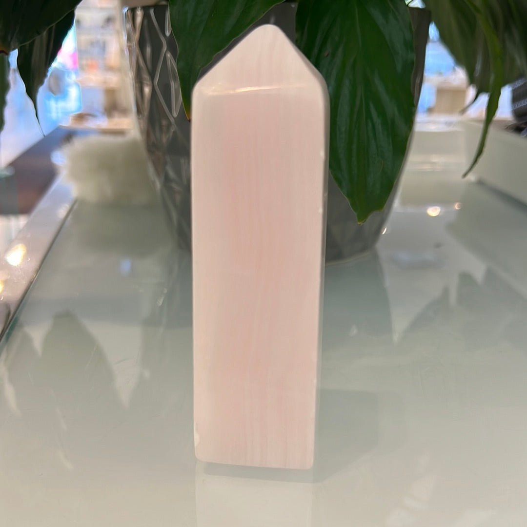 Pink Calcite Tower