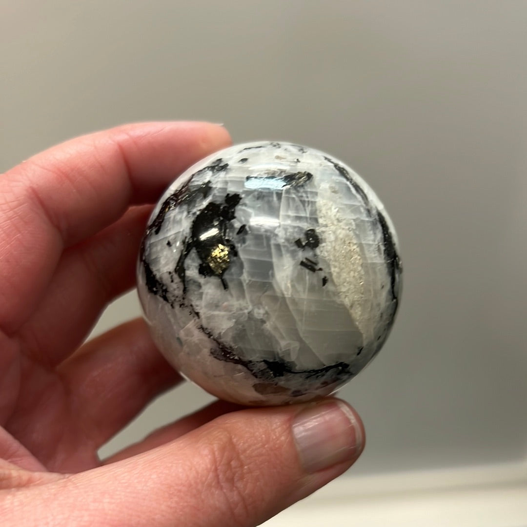 Rainbow Moonstone Sphere