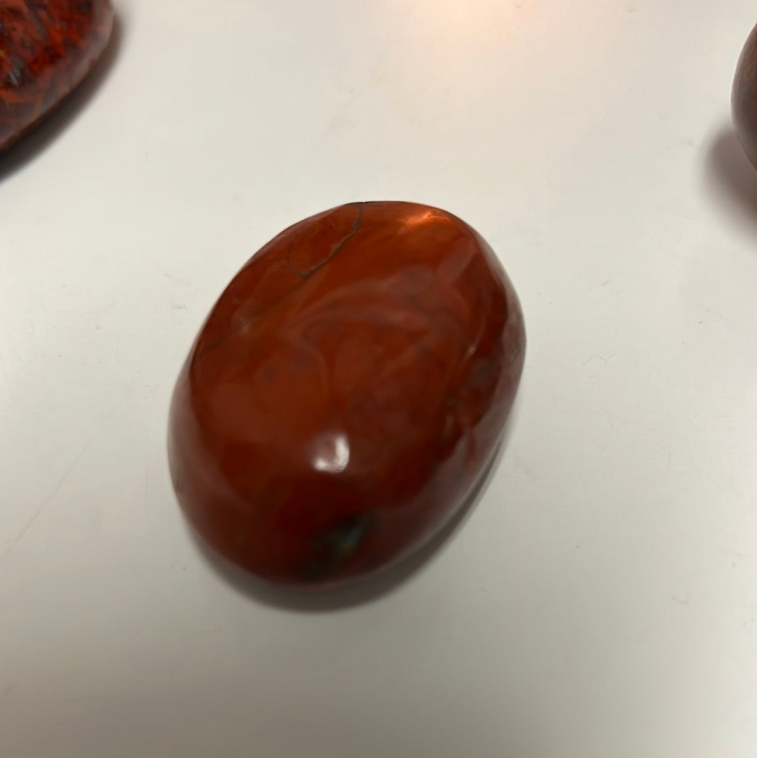Red Jasper Palm Stone