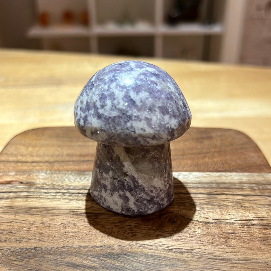 Lepidolite Mushroom