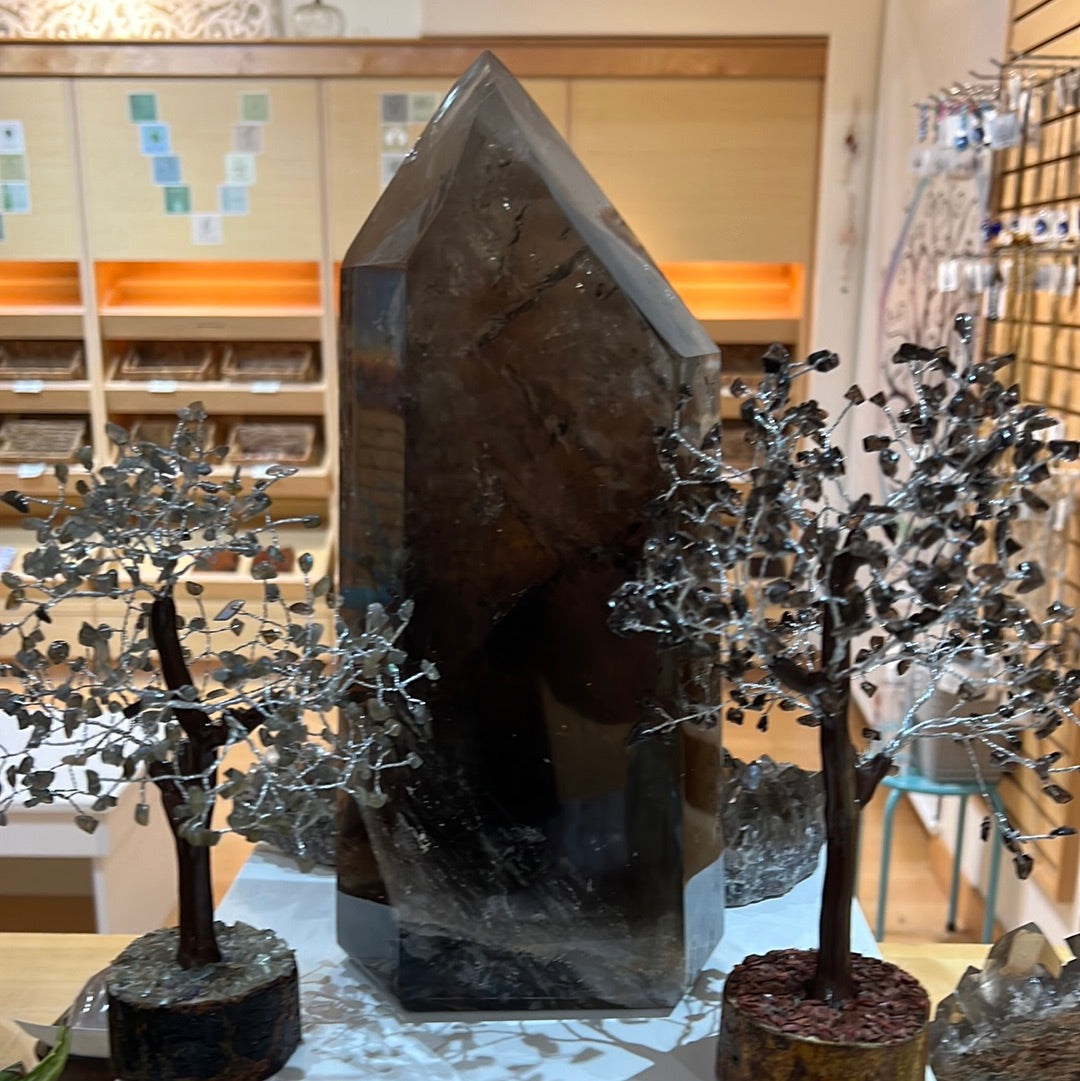 Large Smoky Quartz Tower