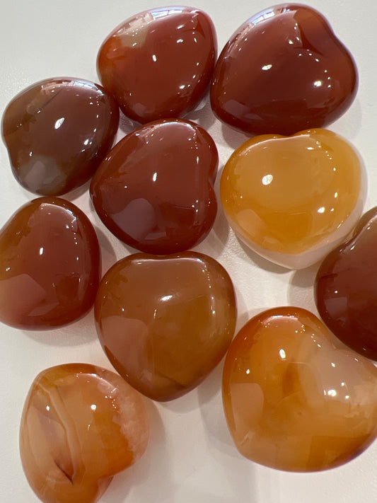 Carnelian Mini Heart