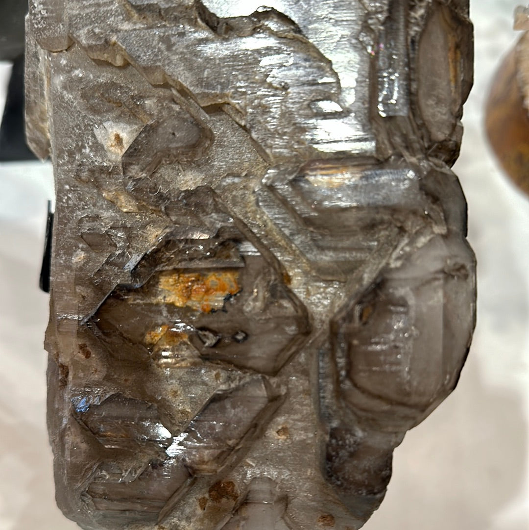 Rare Smoky Elestial Quartz Enhydro - Brazil