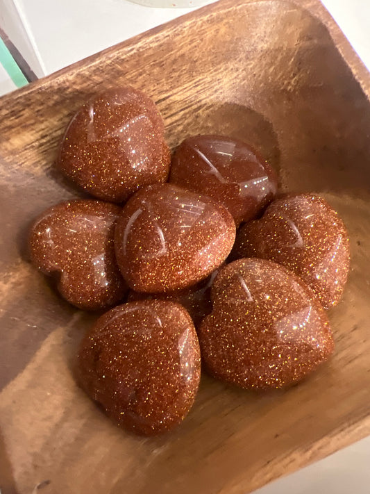 Goldstone Heart