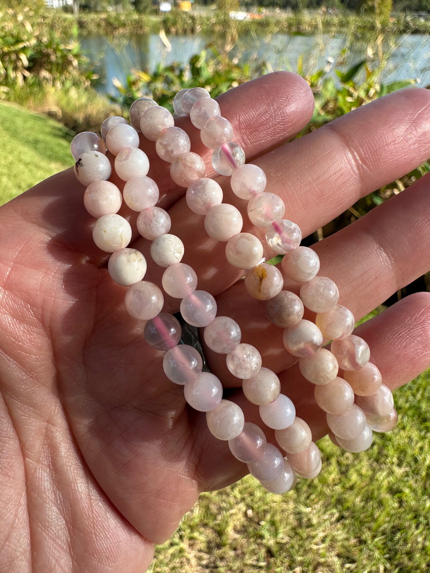 Flower Agate Bracelet