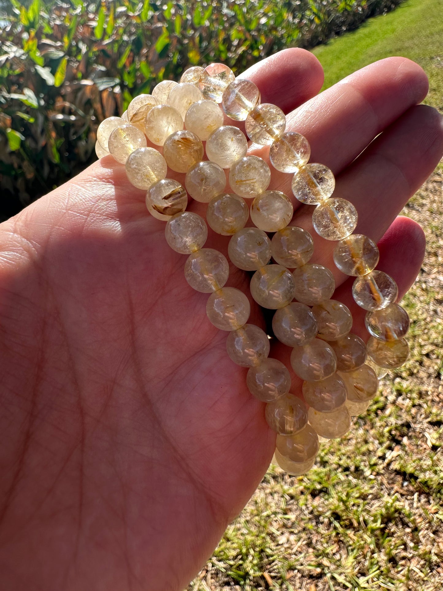 Rutilated Quartz Bracelet