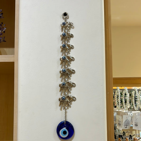 Elephant Evil Eye Wall Hanging