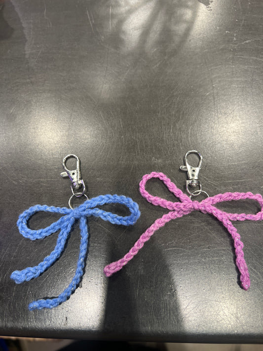 Handmade Coquette Bow Keychain