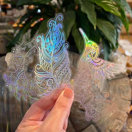 Large Holographic Sticker
