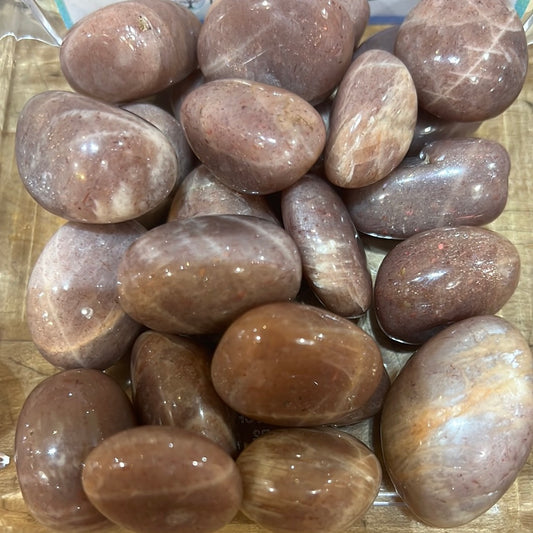 Sunstone with Moonstone Tumble