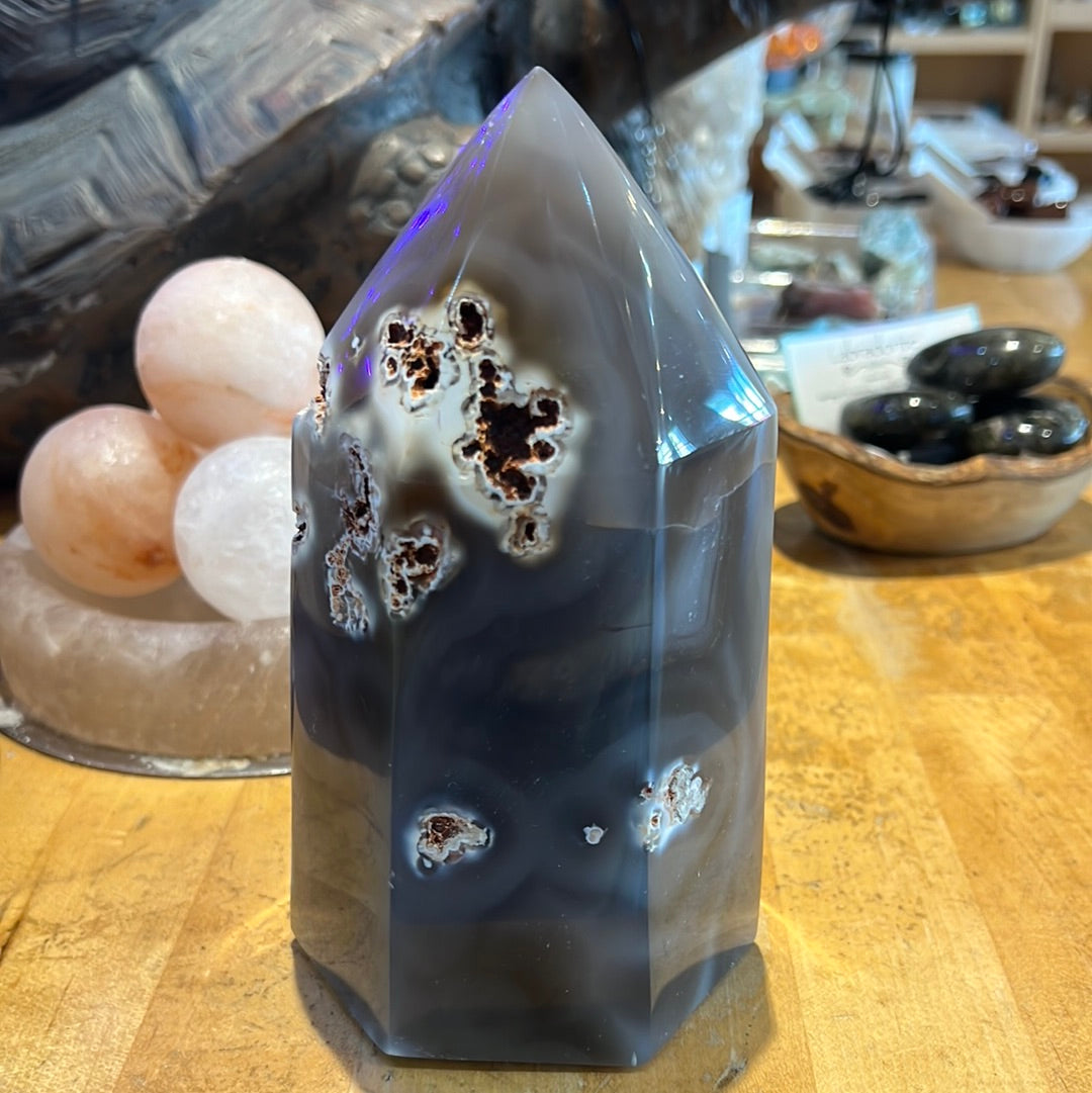 Orca Agate Display