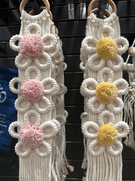 Flower Macrame Wall Hanging