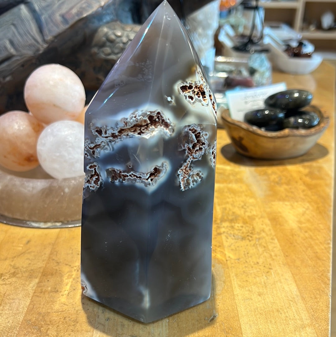 Orca Agate Display