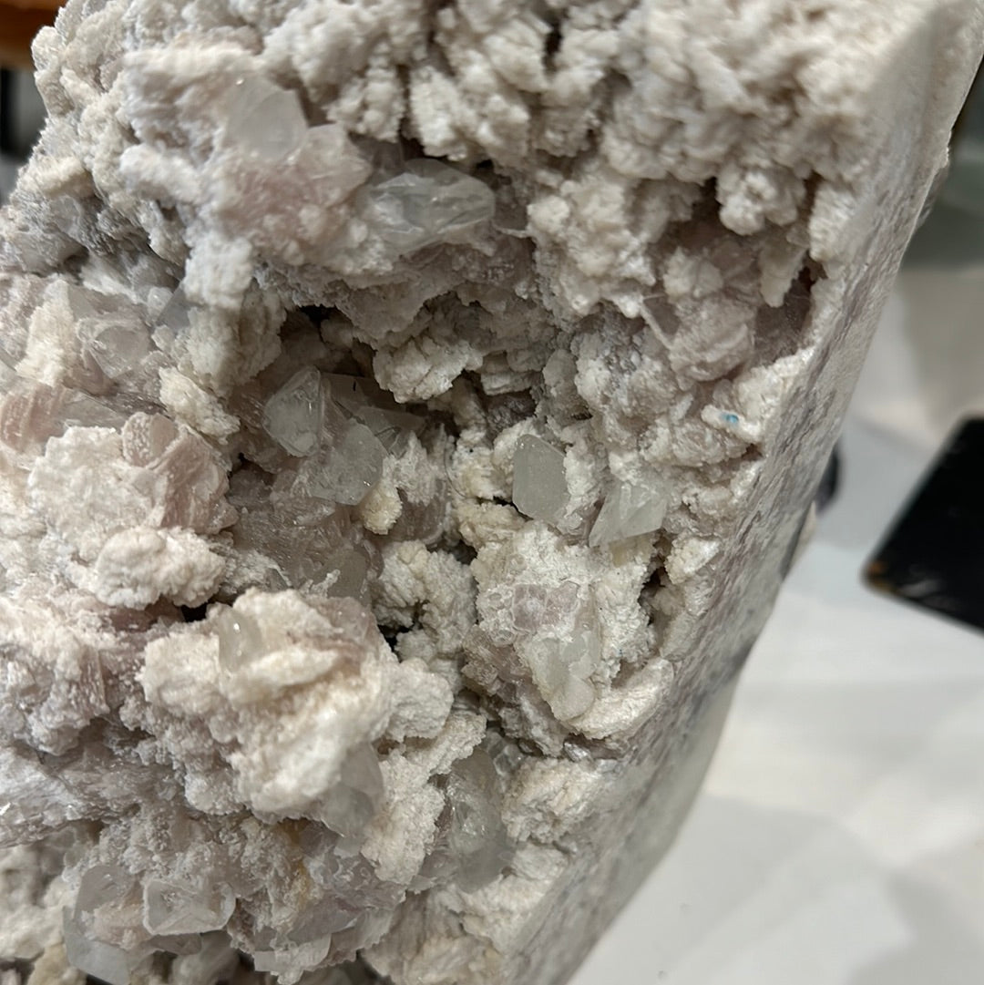 Extremely Rare Topaz Cluster with Smoky Quartz, Quartz, and Lepidolite - Balochistan, Pakistan