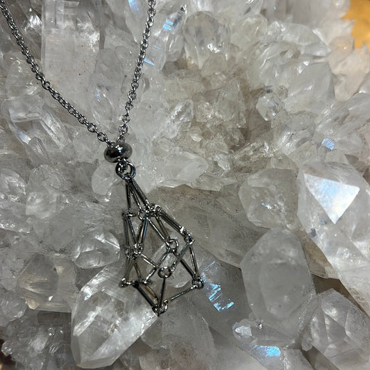 Metal Crystal Keeper Necklace