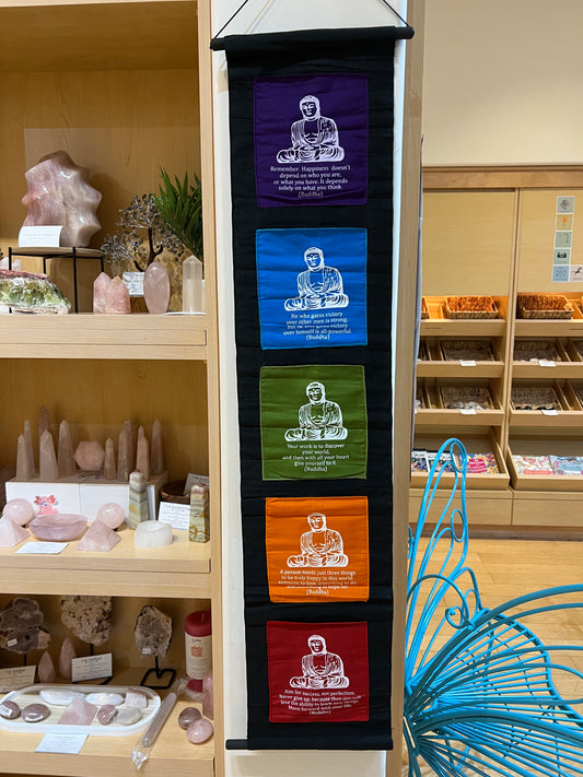 Buddha Balance Multicolored Wall Hanging