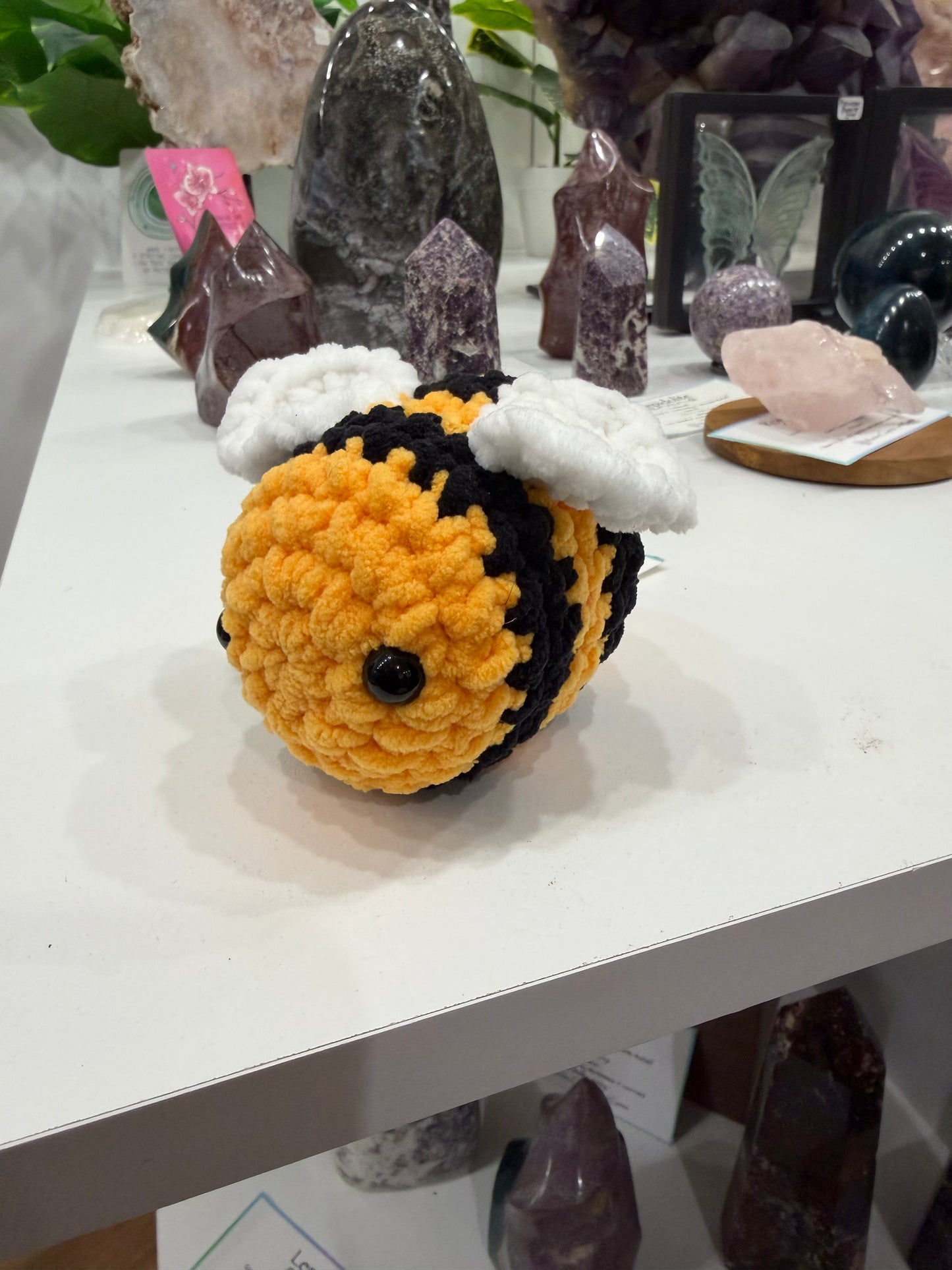 Handmade Crochet Pumpkin Bee