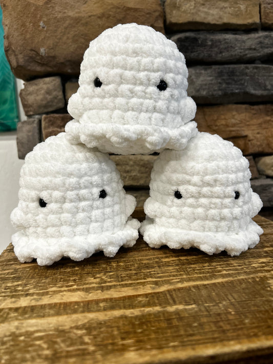 Handmade Crochet Ghost Plushie