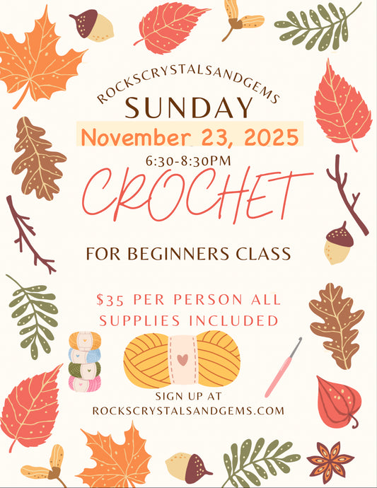 Crochet For Absolute Beginners November 23rd