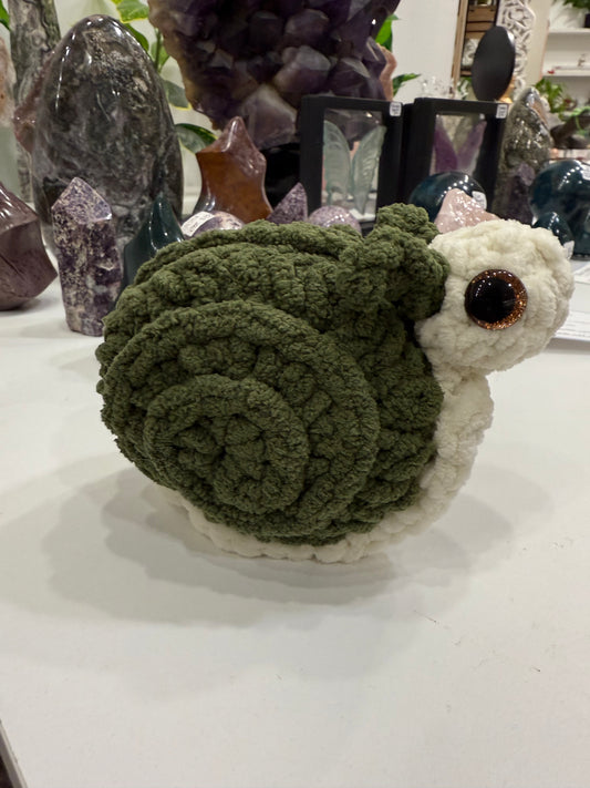 Handmade Crochet Snail