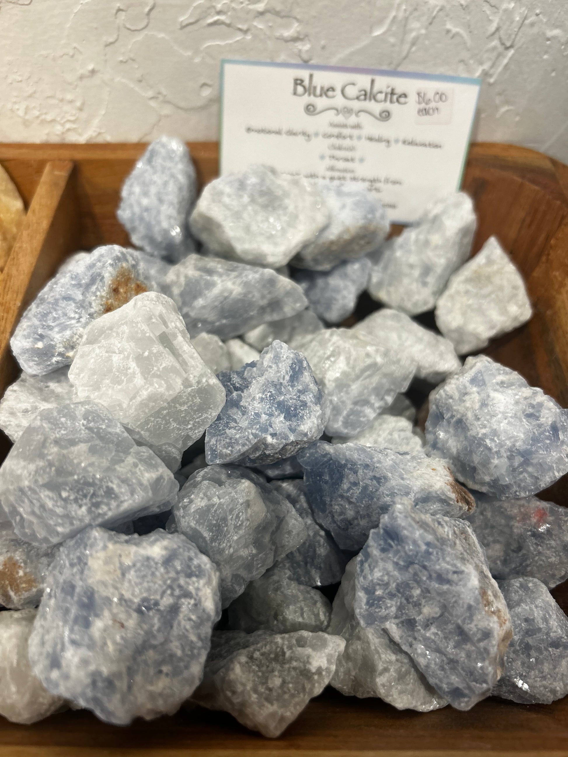 Blue Calcaite Rocks Raw Blue Calcite – Rocks, Crystals, and Gems