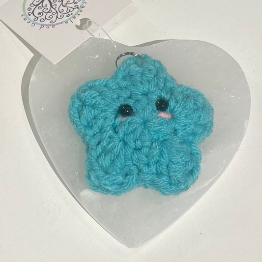 Crochet Star Keychain