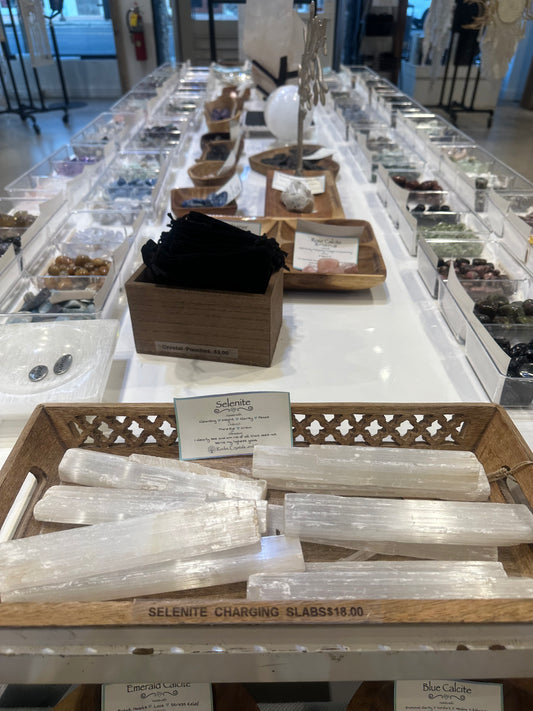 Selenite Charging Slab (long)
