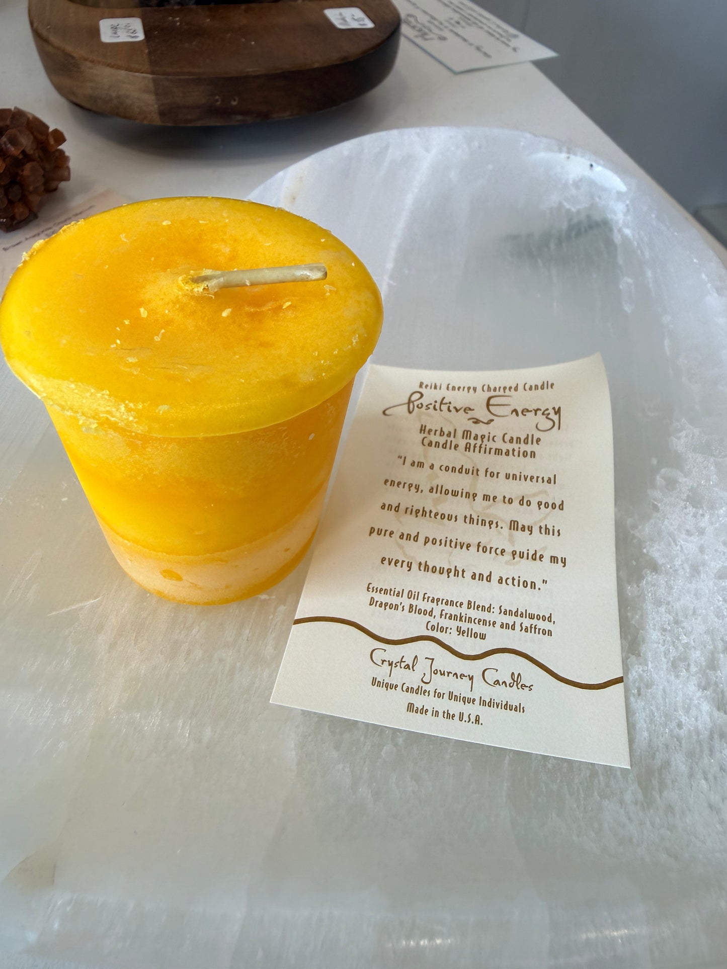 Crystal Journey  Candle Mystery Votive